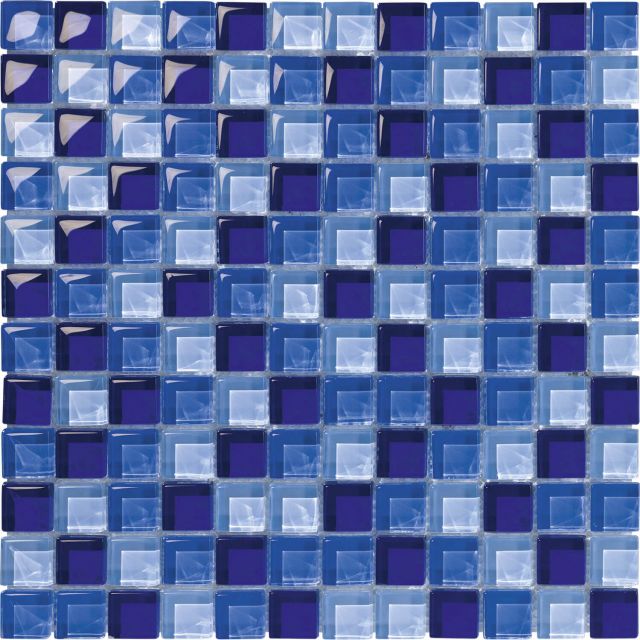 Easyglass Blu Mosaico 30x30 f